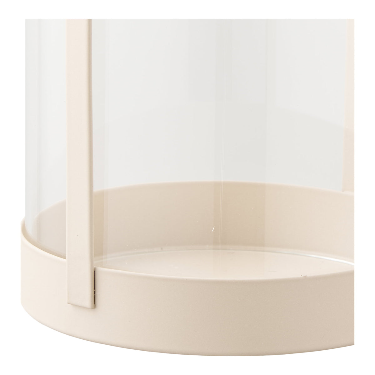 Windlicht 2er-Set – Glas/Metall Beige – Ansicht 4