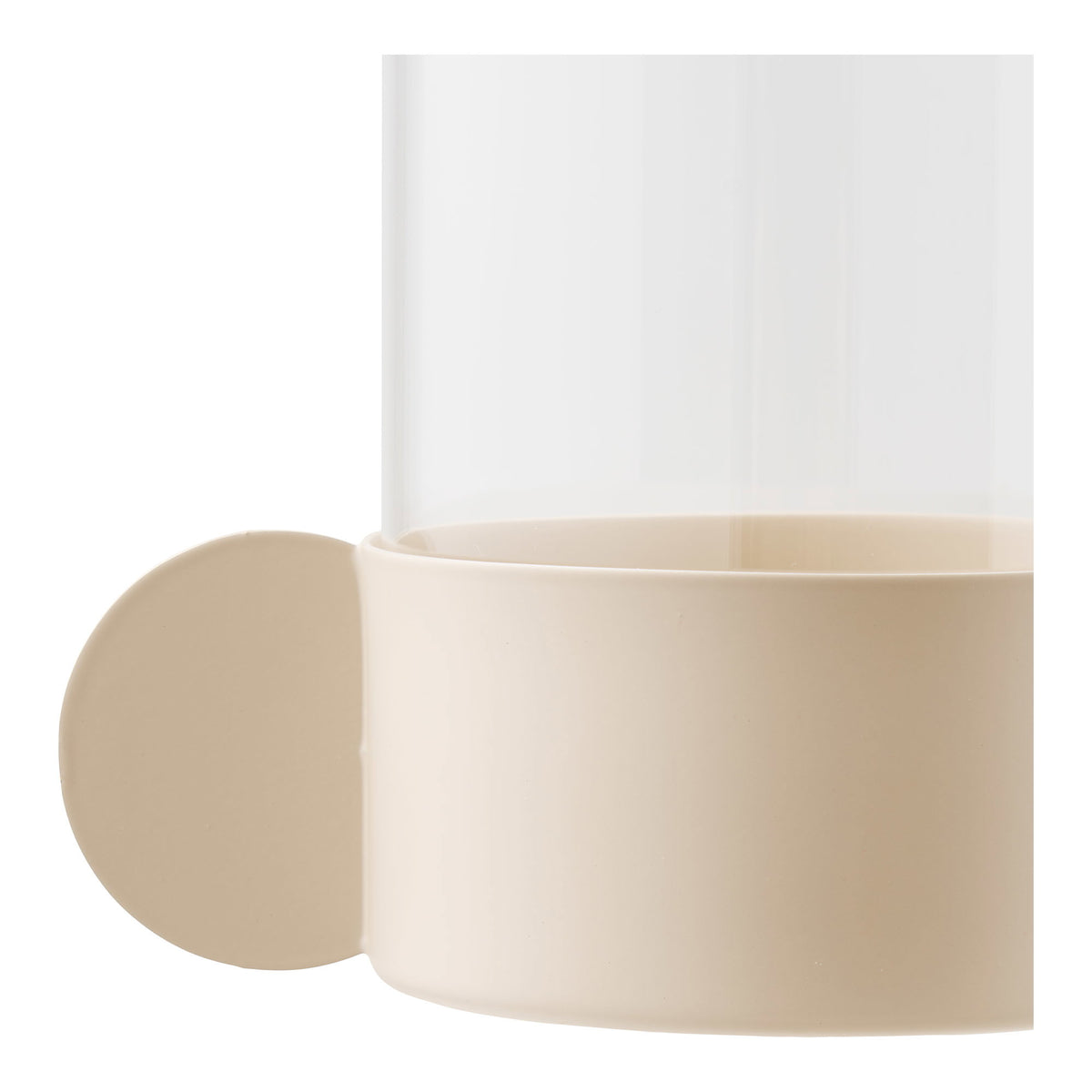 Windlicht – Glas/Metall Beige, 10 × 13,5 × 16,5 cm – Ansicht 4