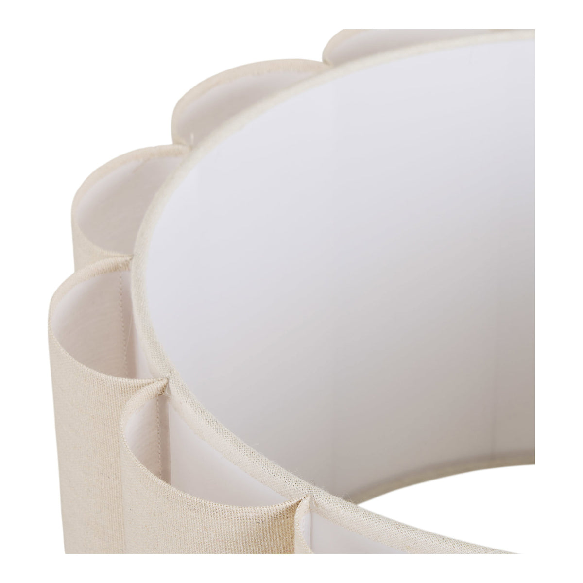 Brage Stehleuchte – Stahl/Leinen Grau/Beige – Ansicht 4