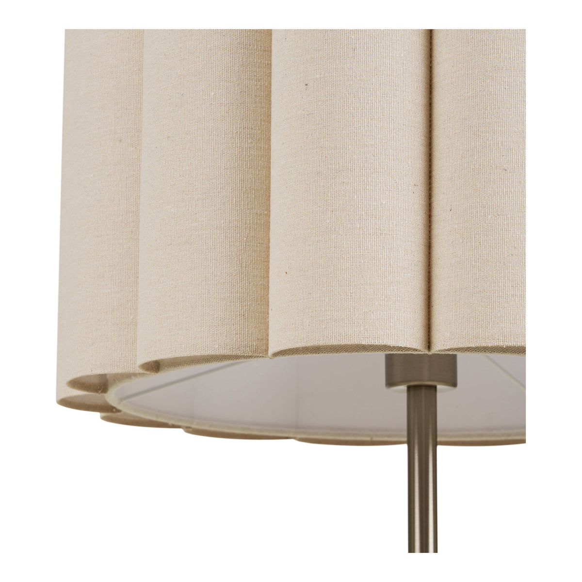 Brage Stehleuchte – Stahl/Leinen Grau/Beige – Ansicht 5