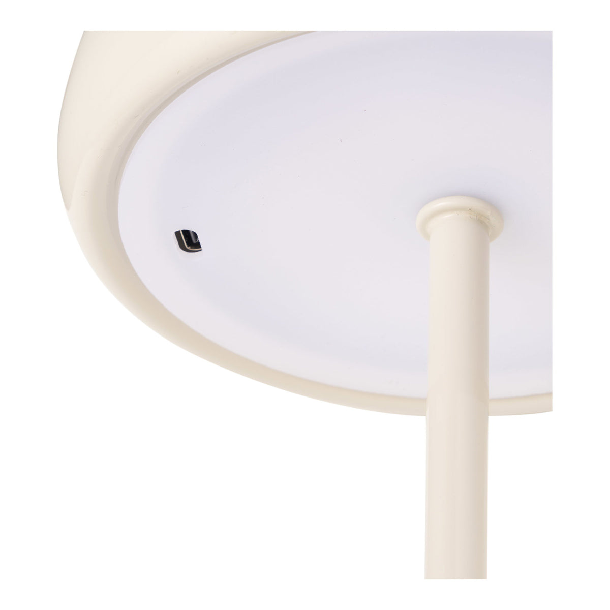 Madita Tischleuchte, akkubetrieben – Metall Beige, ø 13 cm – Ansicht 5