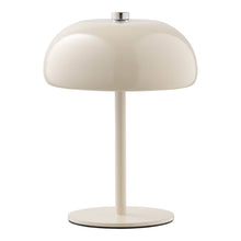Madita Tischleuchte, akkubetrieben – Metall Beige, ø 13 cm von Luiva Living