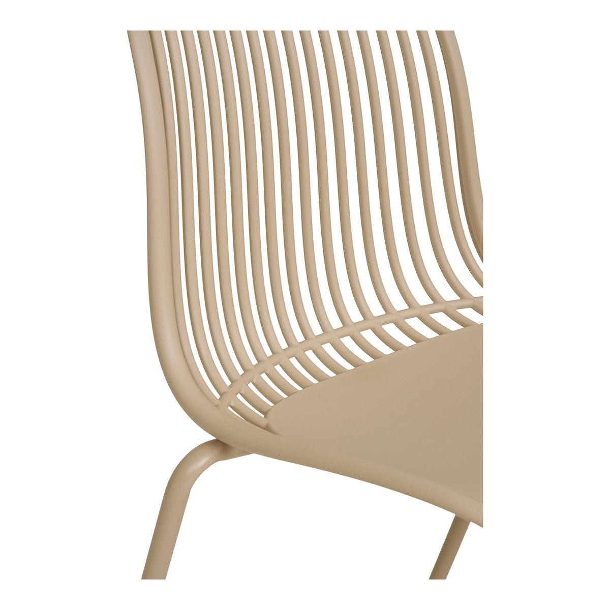 Jari Gartenstuhl 4er-Set, stapelbar – Polypropylen Sand – Ansicht 5