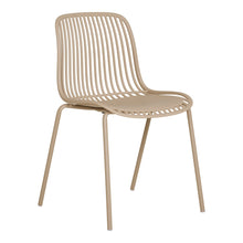 Jari Gartenstuhl 4er-Set, stapelbar – Polypropylen Sand von Luiva Living