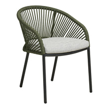 Veit Gartenstuhl 2er-Set inkl. Kissen – Aluminium Grün/Grau von Luiva Living