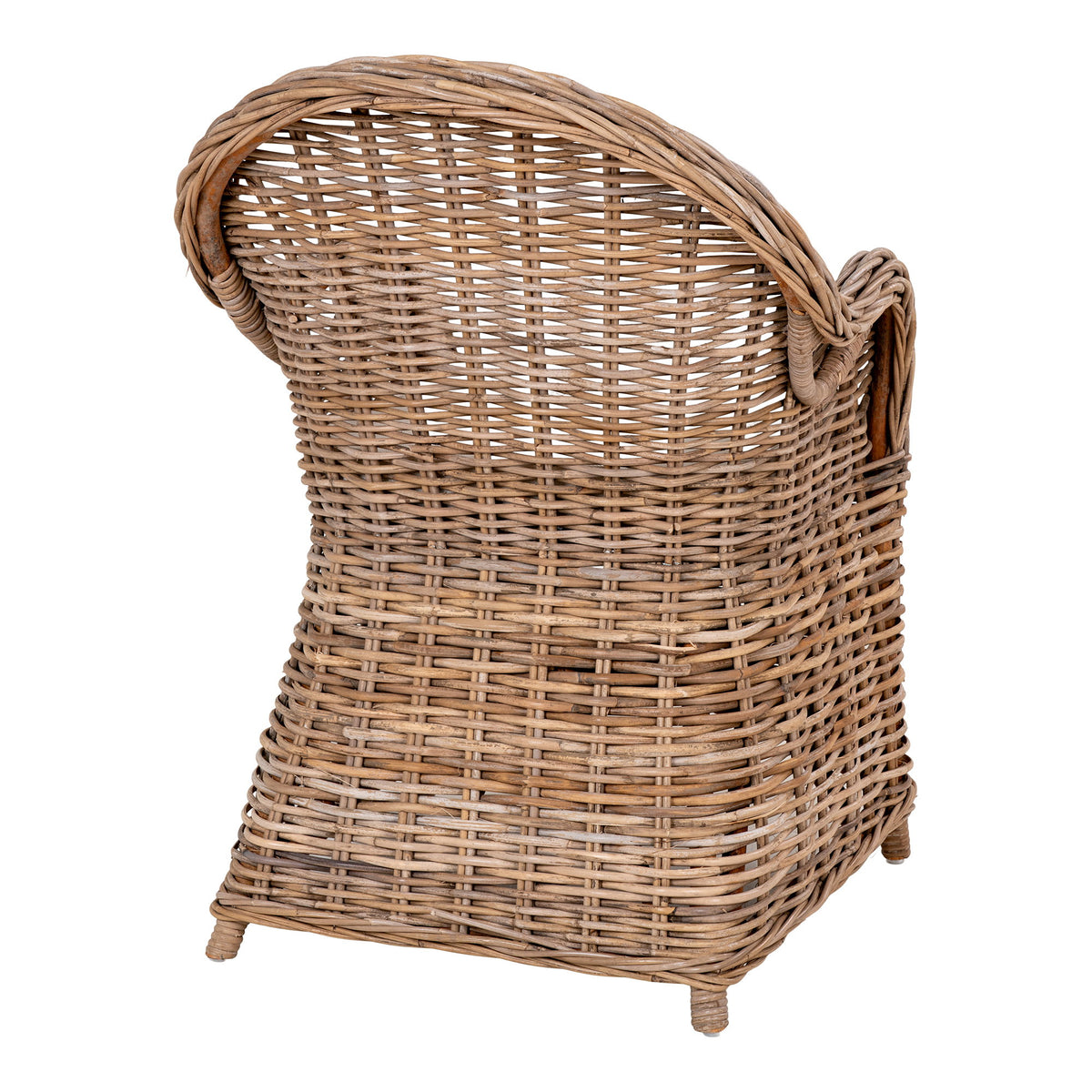 Keno Gartenstuhl inkl. Kissen – Kubu-Rattan Grau – Ansicht 4
