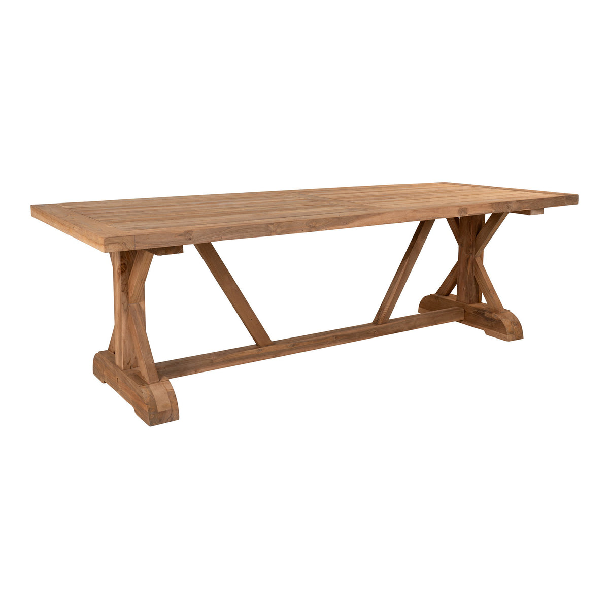 Viva Gartentisch – Teak Natur, 240 × 100 cm – Ansicht 2