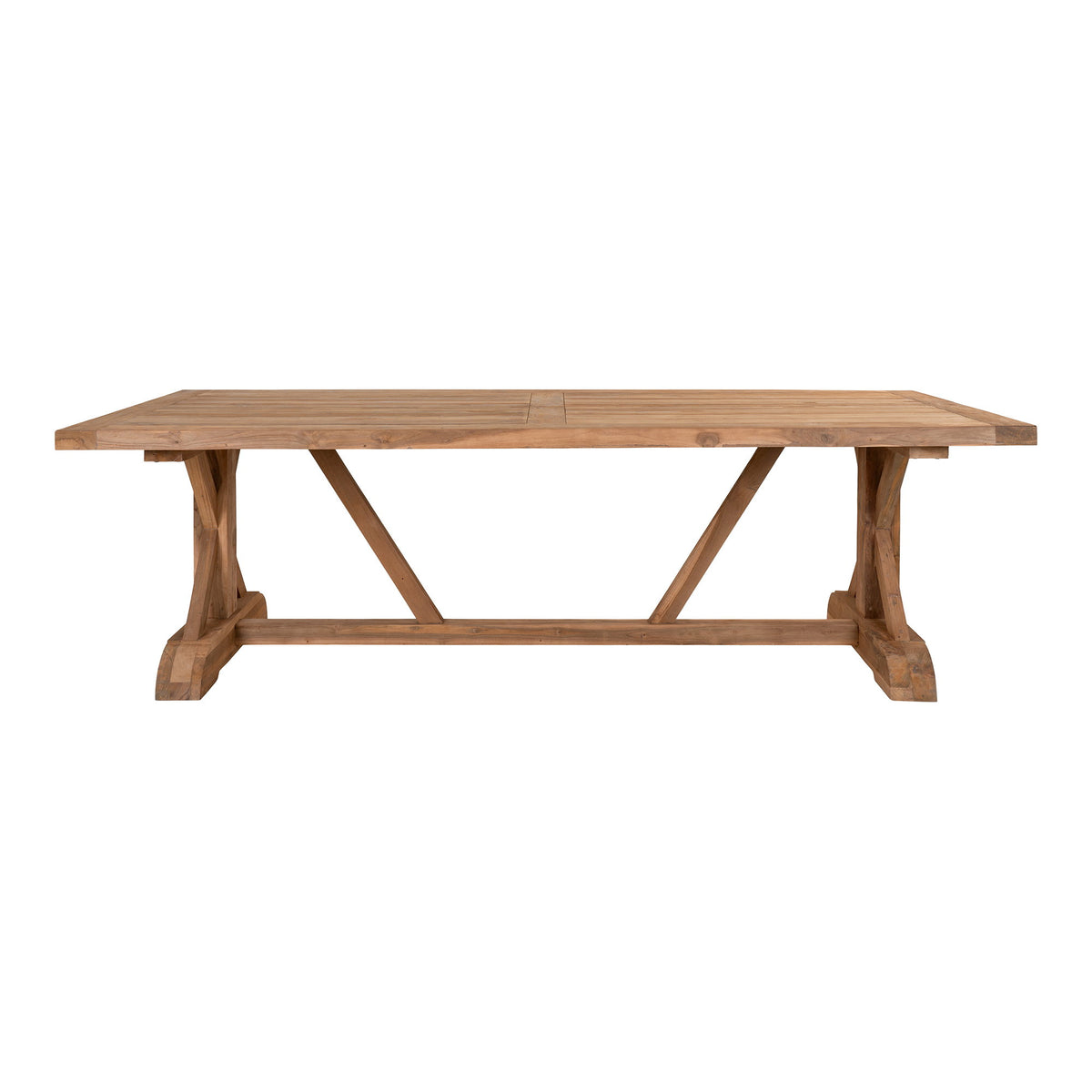 Viva Gartentisch – Teak Natur, 240 × 100 cm von Luiva Living