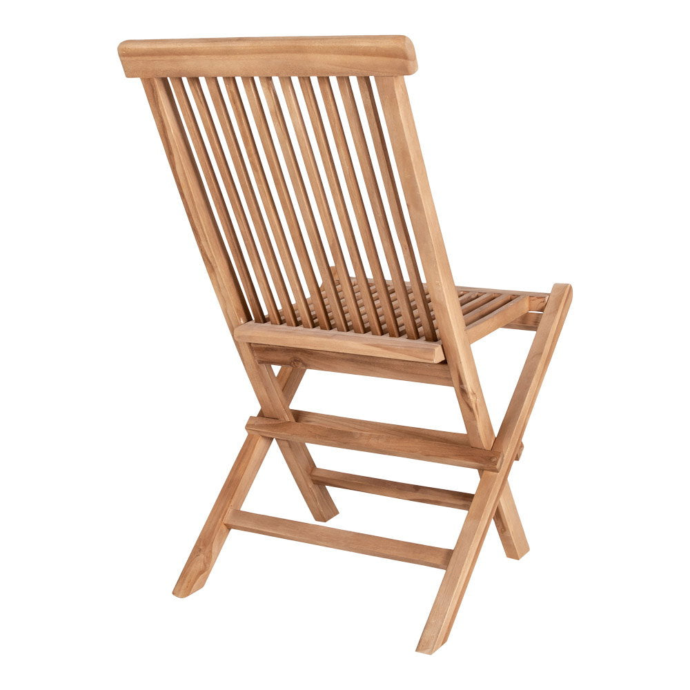 Gina Gartenstuhl 2er-Set – Teak Natur – Ansicht 4