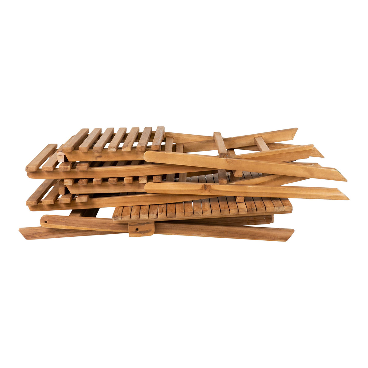 Bente Bistro-Set mit 2 Stühlen – Teak Natur – Ansicht 3