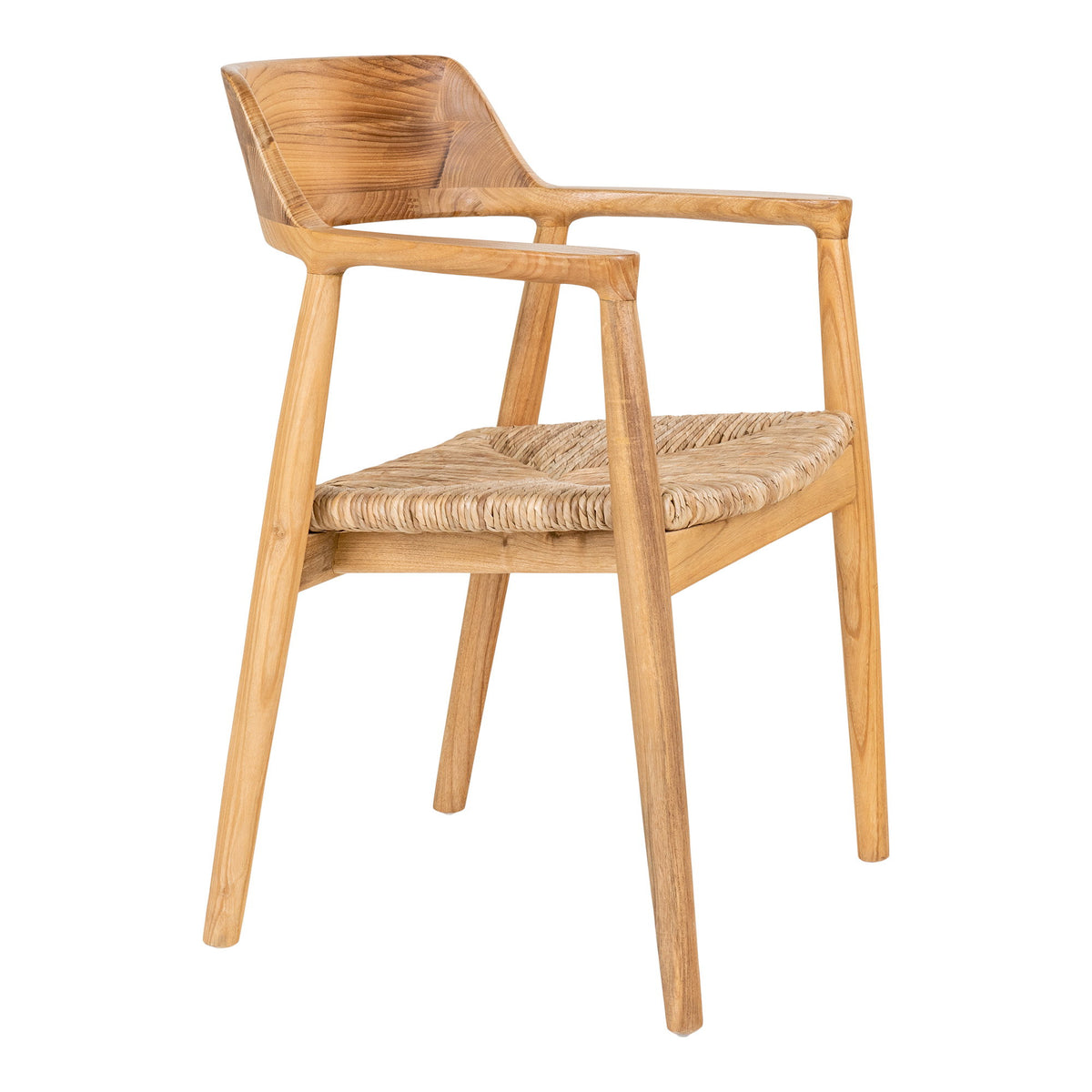 Silje Gartenstuhl 2er-Set – Sungkaiholz Natur, 58 × 56 × 78 cm – Ansicht 3