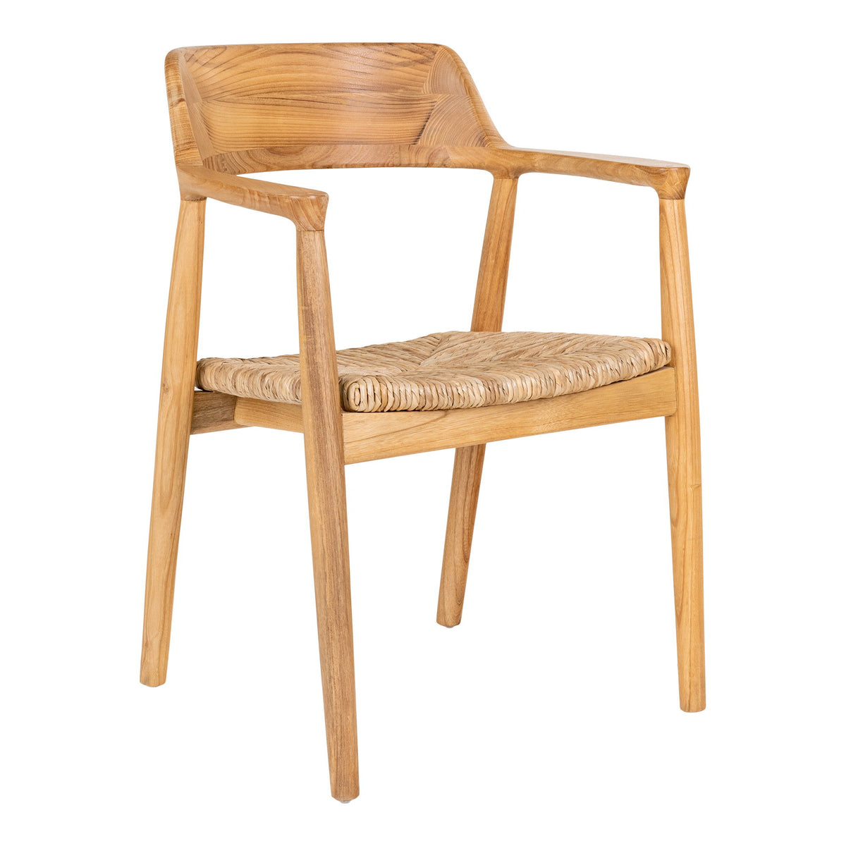 Silje Gartenstuhl 2er-Set – Sungkaiholz Natur, 58 × 56 × 78 cm von Luiva Living