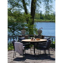 Yola Gartenstuhl 4er-Set inkl. Kissen – Aluminium/Polyester Dunkelgrau – Ansicht 7