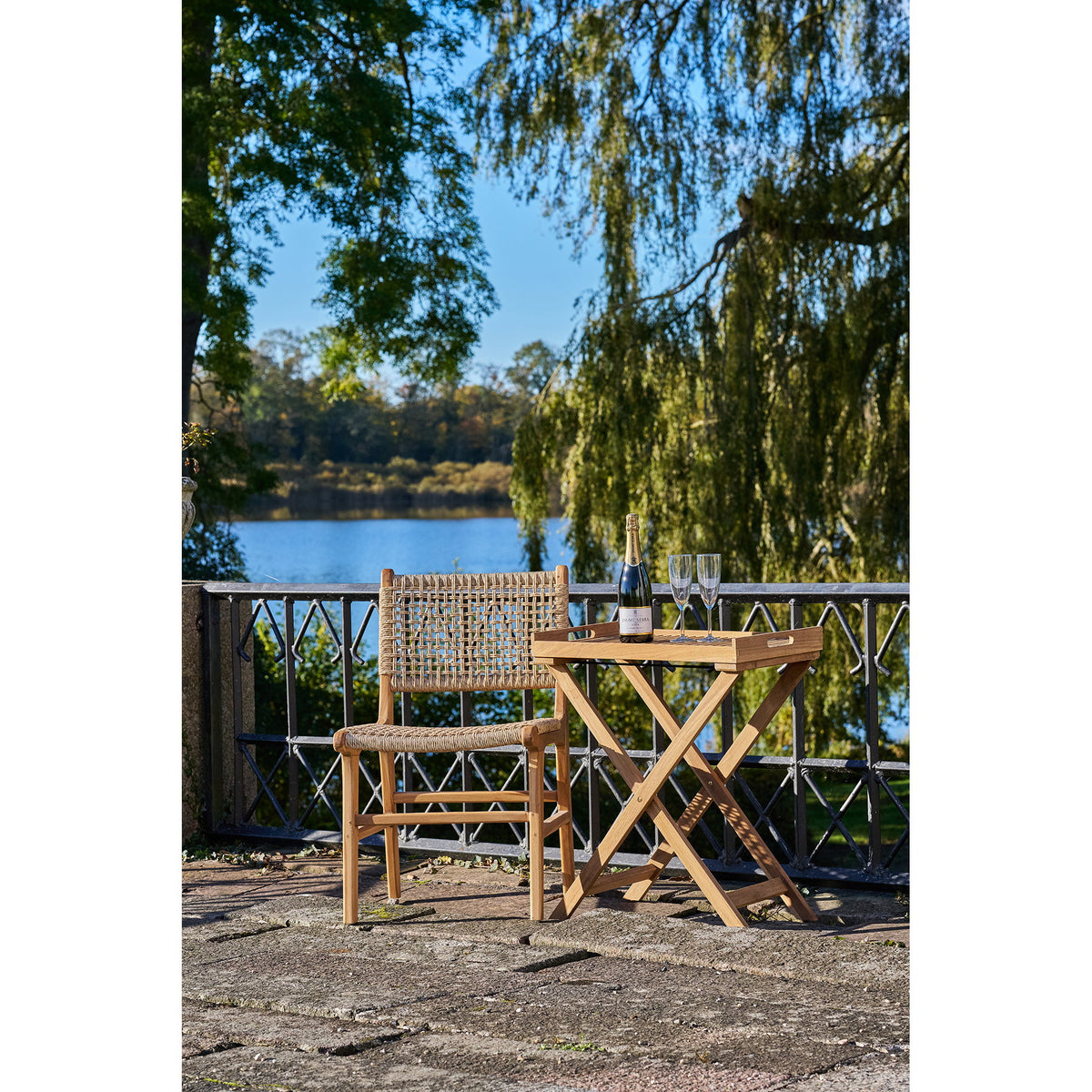 Sune Gartenstuhl 2er-Set – Teak Natur – Ansicht 10