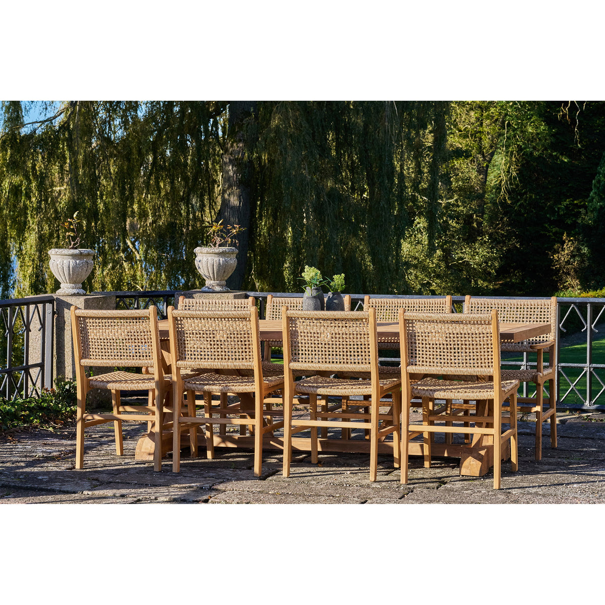Sune Gartenstuhl 2er-Set – Teak Natur – Ansicht 12