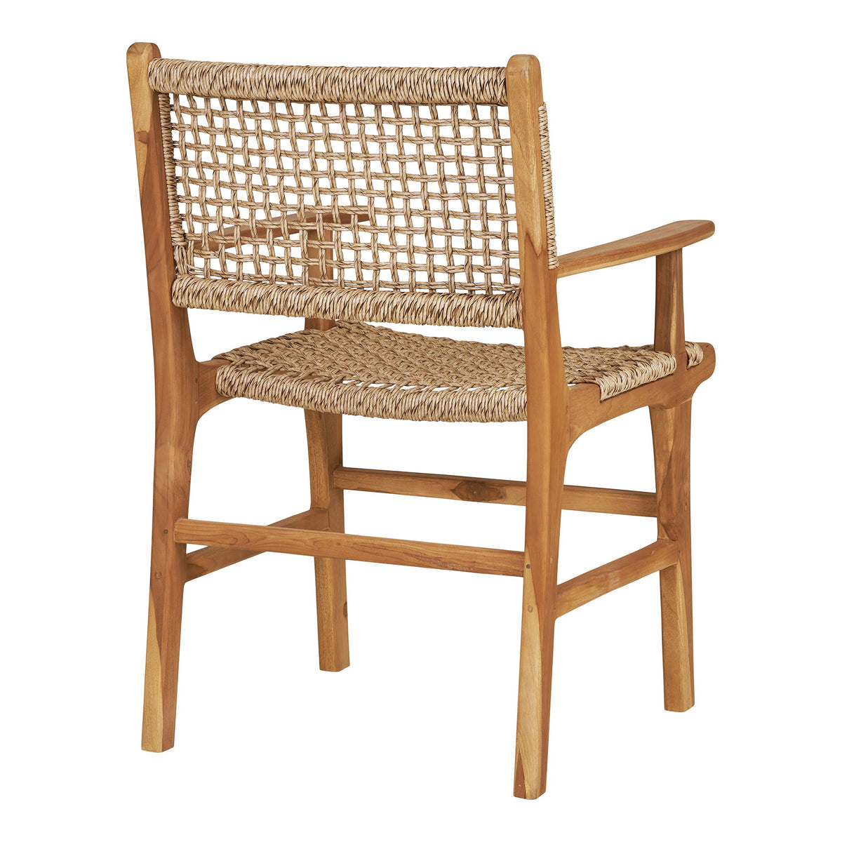 Sune Gartenstuhl 2er-Set mit Armlehnen – Teak Natur – Ansicht 4