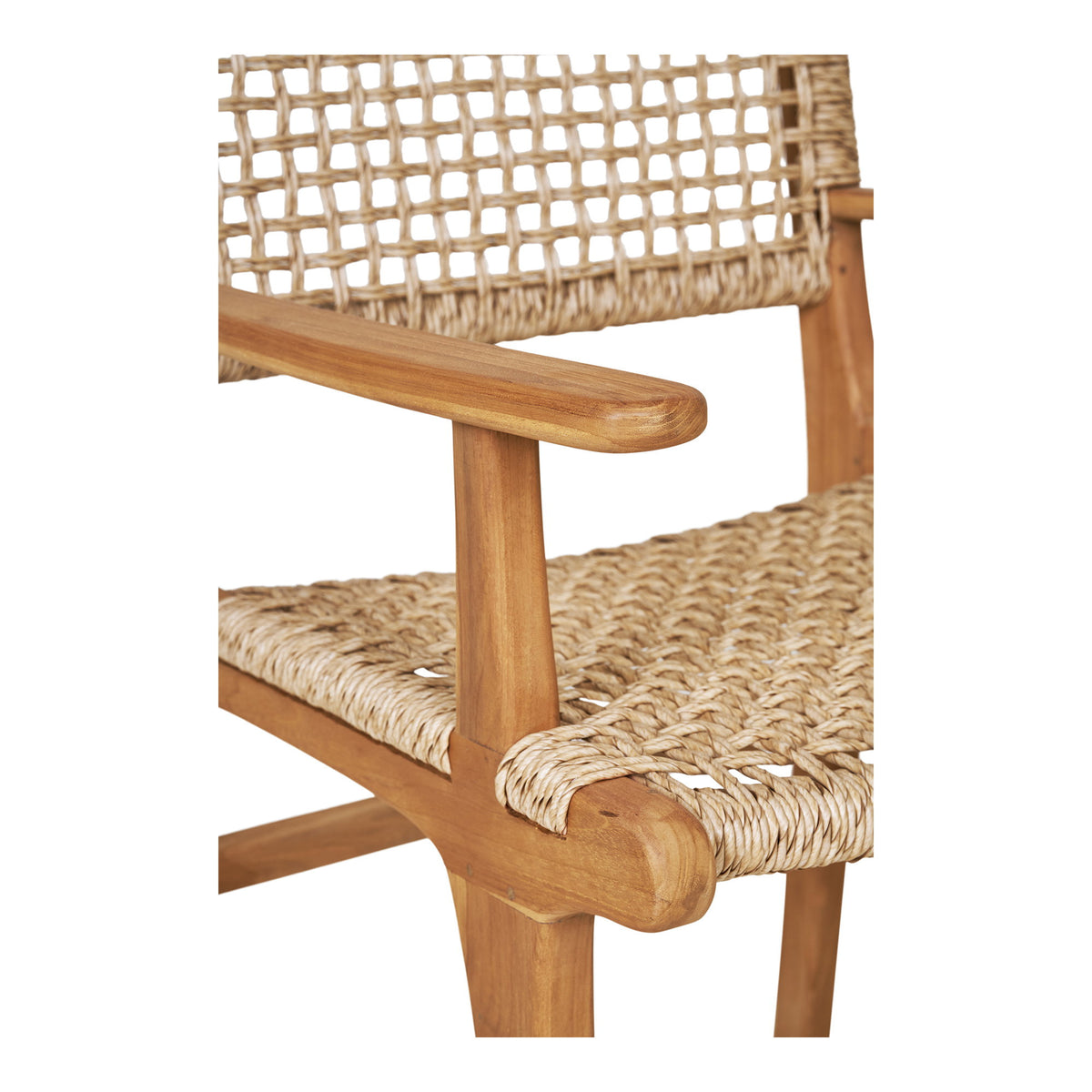 Sune Gartenstuhl 2er-Set mit Armlehnen – Teak Natur – Ansicht 5