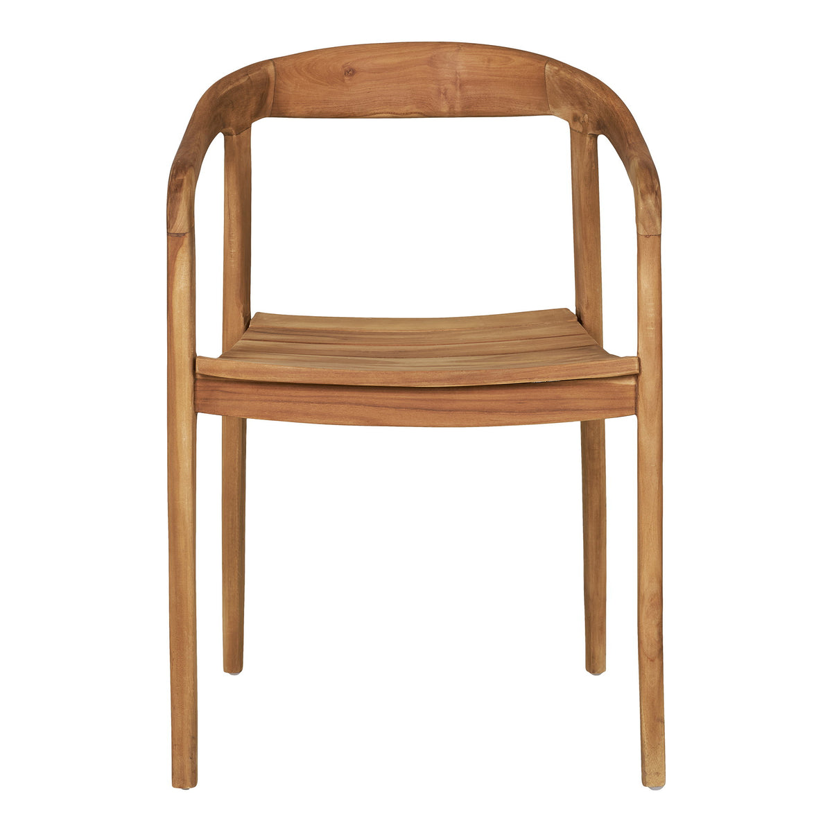 Lou Gartenstuhl 2er-Set – Teak Natur – Ansicht 2