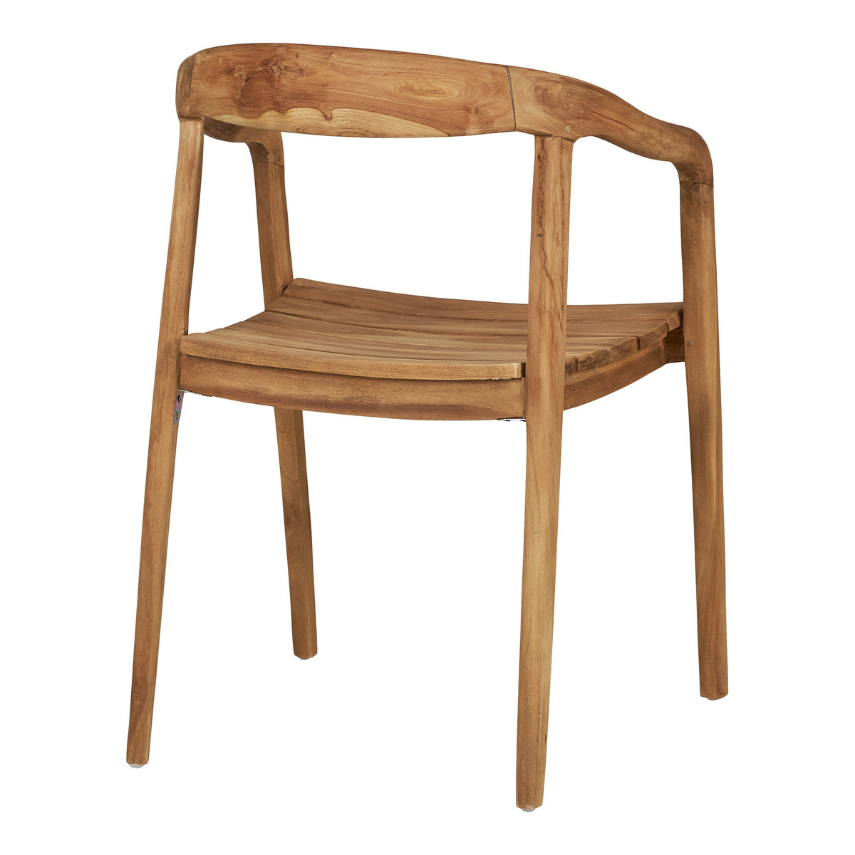 Lou Gartenstuhl 2er-Set – Teak Natur – Ansicht 4