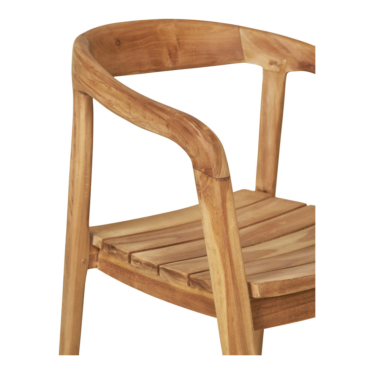 Lou Gartenstuhl 2er-Set – Teak Natur – Ansicht 5