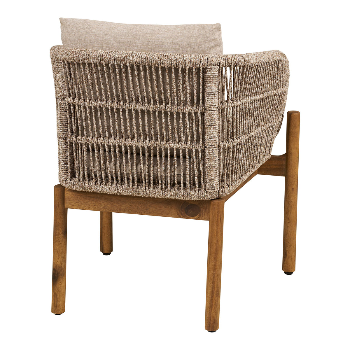 Remo Gartenstuhl 2er-Set inkl. Kissen – Akazie Beige – Ansicht 4