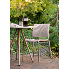 Lyra Gartenstuhl 4er-Set, stapelbar – Polypropylen Taupe – Ansicht 8