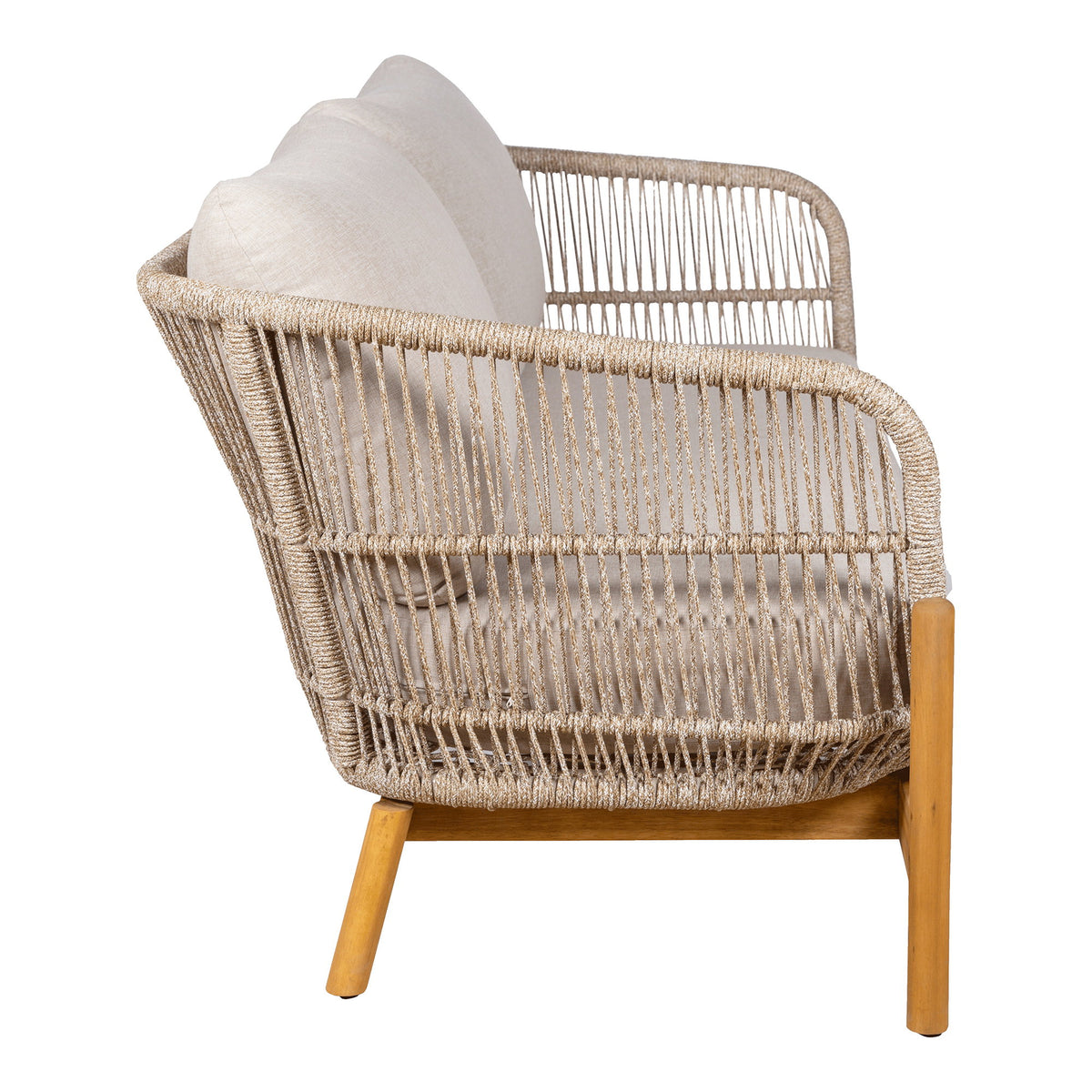 Remo Lounge-Sofa inkl. Kissen – Akazie Beige – Ansicht 3