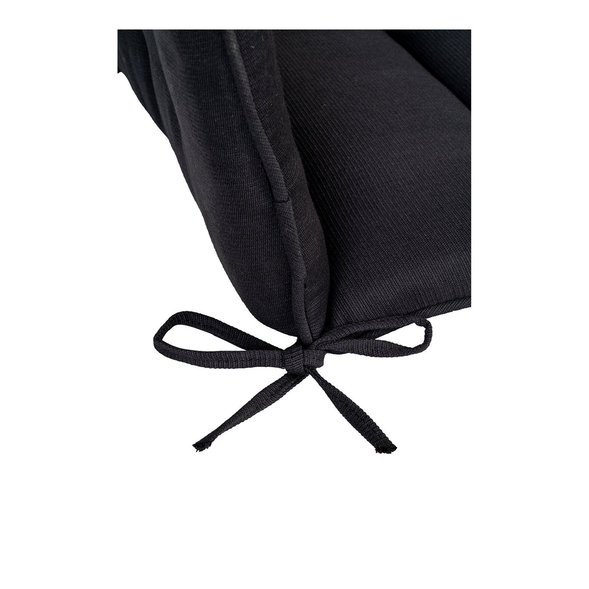 Luna Stuhlkissen 4er-Set – Polyester Schwarz – Ansicht 4