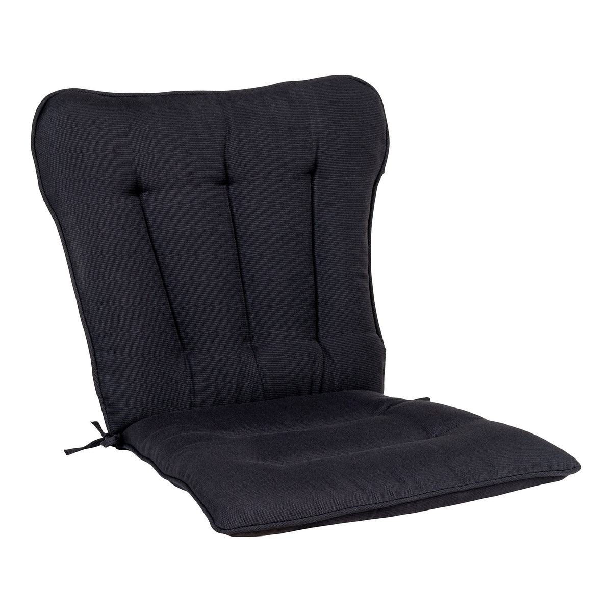 Luna Stuhlkissen 4er-Set – Polyester Schwarz von Luiva Living