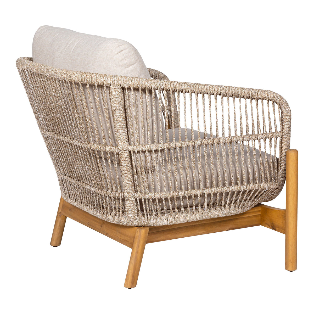 Remo Gartensessel inkl. Kissen – Akazie Beige – Ansicht 4