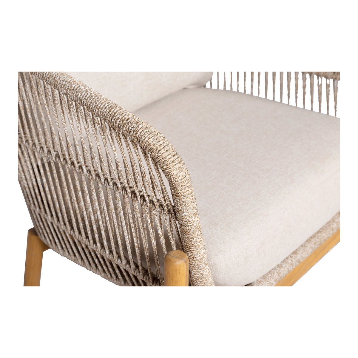 Remo Gartensessel inkl. Kissen – Akazie Beige – Ansicht 5