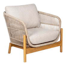 Remo Gartensessel inkl. Kissen – Akazie Beige von Luiva Living