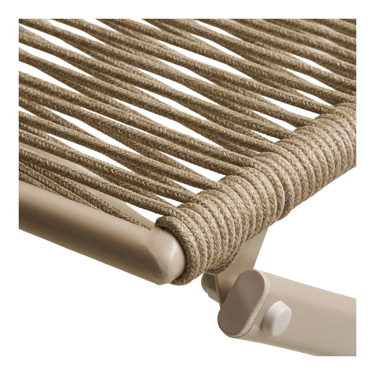 Ragnar Bistro-Set mit Tisch und 2 Stühlen – Polyester/Stahl Taupe – Ansicht 3