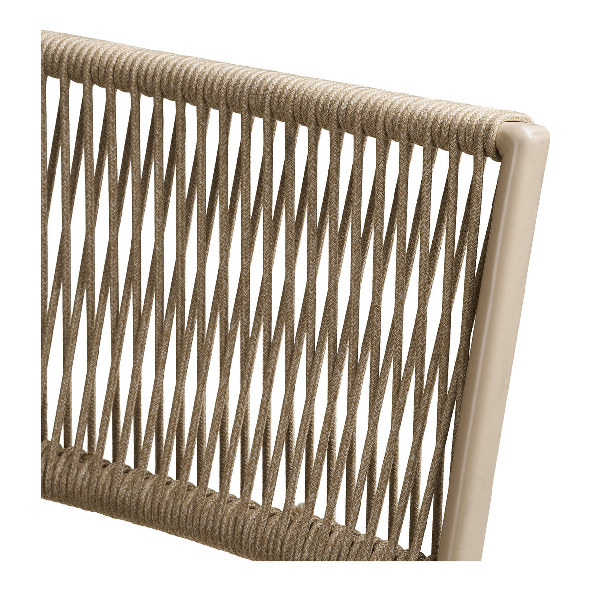 Ragnar Bistro-Set mit Tisch und 2 Stühlen – Polyester/Stahl Taupe – Ansicht 4