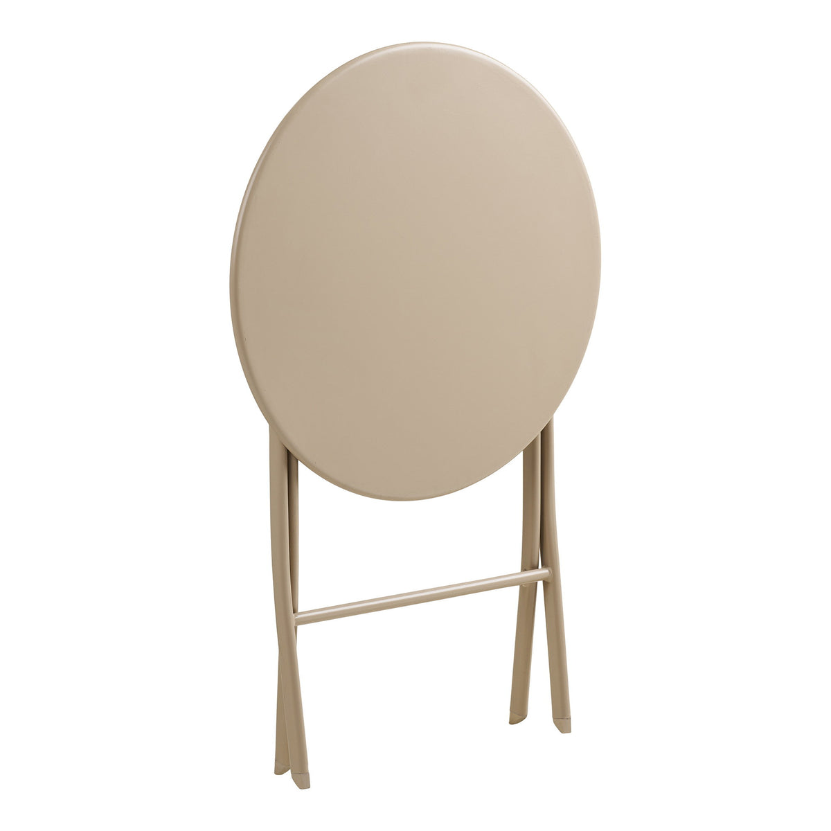 Ragnar Bistro-Set mit Tisch und 2 Stühlen – Polyester/Stahl Taupe – Ansicht 5