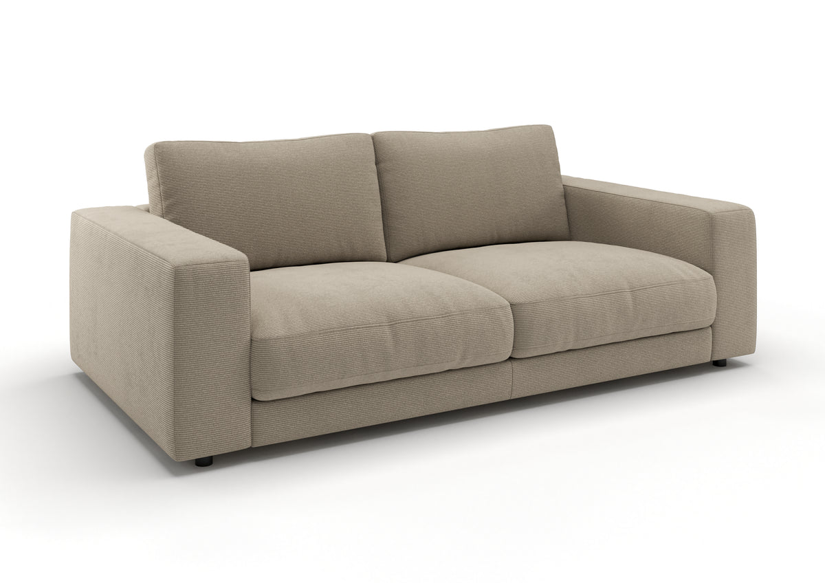 Skagen 2-Sitzer-Sofa in Feincord Sand