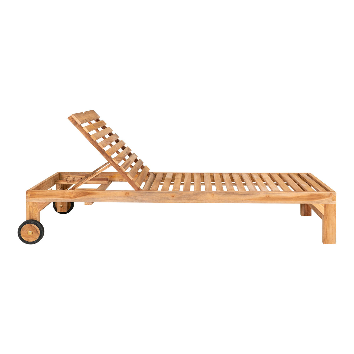 Kalle Sonnenliege – Teak Natur – Ansicht 4