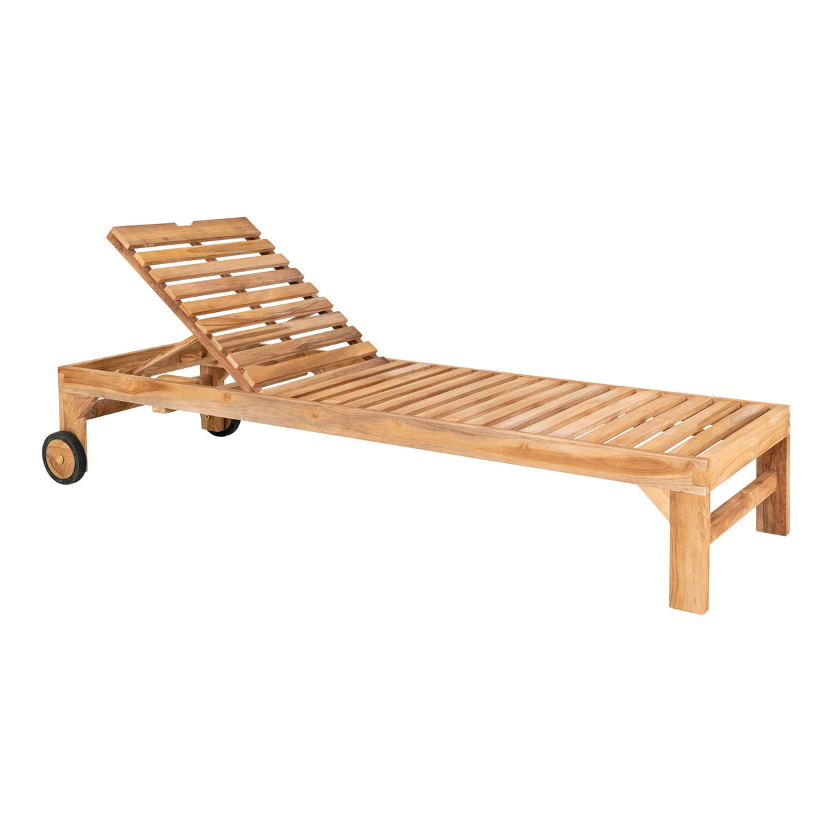Kalle Sonnenliege – Teak Natur von Luiva Living