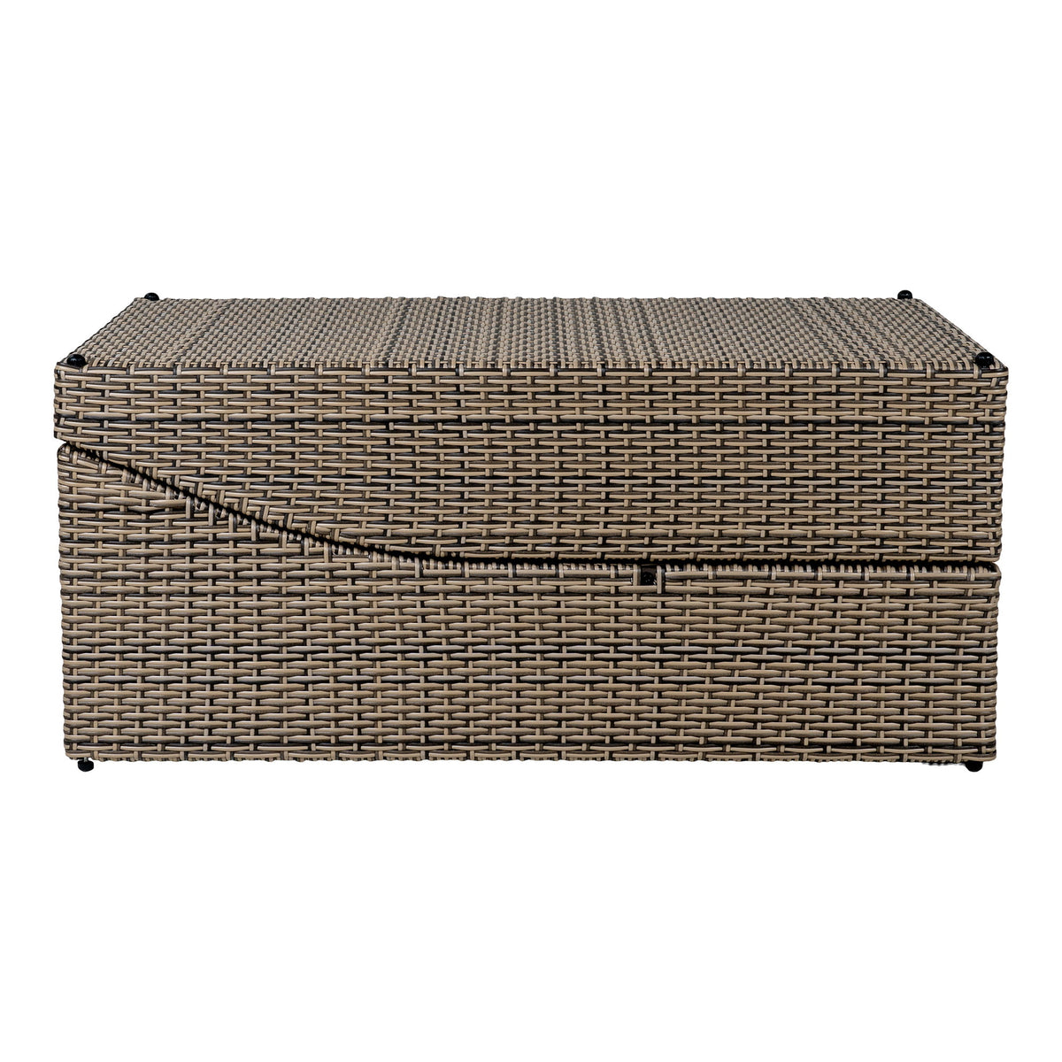 Folke Sonnenliege inkl. Kissen – Polyrattan Kubu-Grau – Ansicht 4