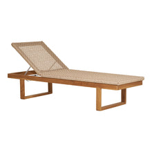 Sune Sonnenliege – Teak/Polyrattan Natur von Luiva Living