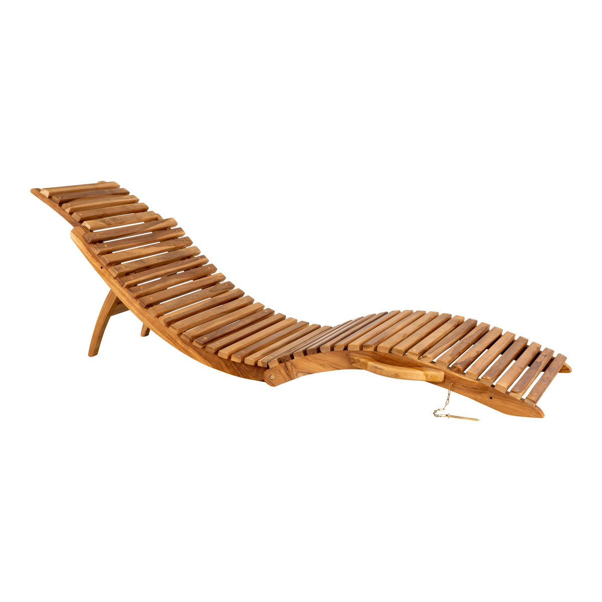 Dag Sonnenliege – Teak Natur – Ansicht 2