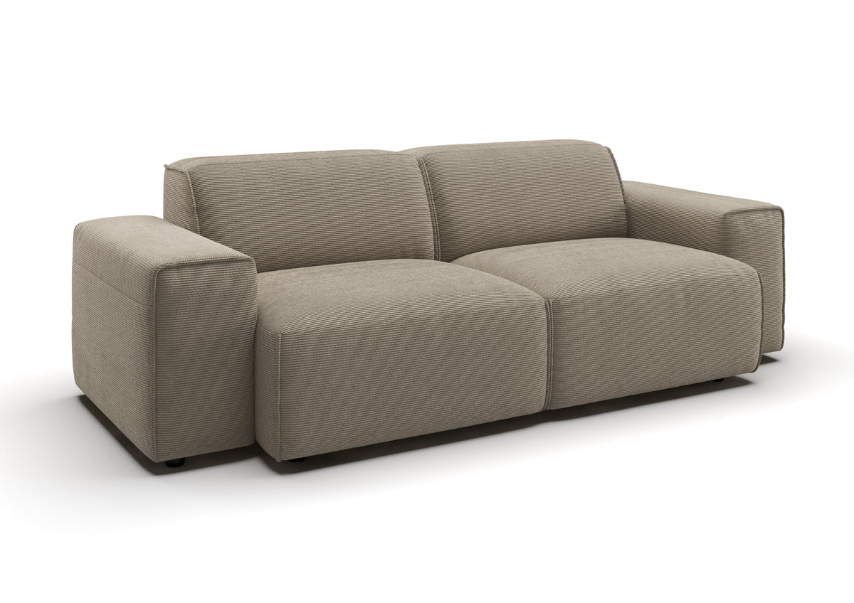 Lund 2,5-Sitzer-Sofa in Feincord Sand