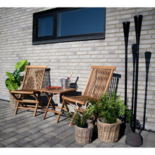 Tom Garten-Beistelltisch – Teak Natur, 50 × 50 × 50 cm – Ansicht 8