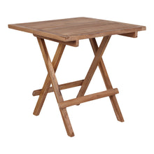 Tom Garten-Beistelltisch – Teak Natur, 50 × 50 × 50 cm von Luiva Living