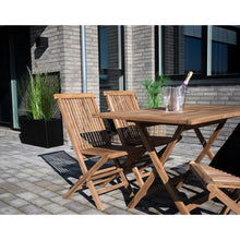 Timo Gartentisch – Teak Natur, 120 × 80 cm – Ansicht 6