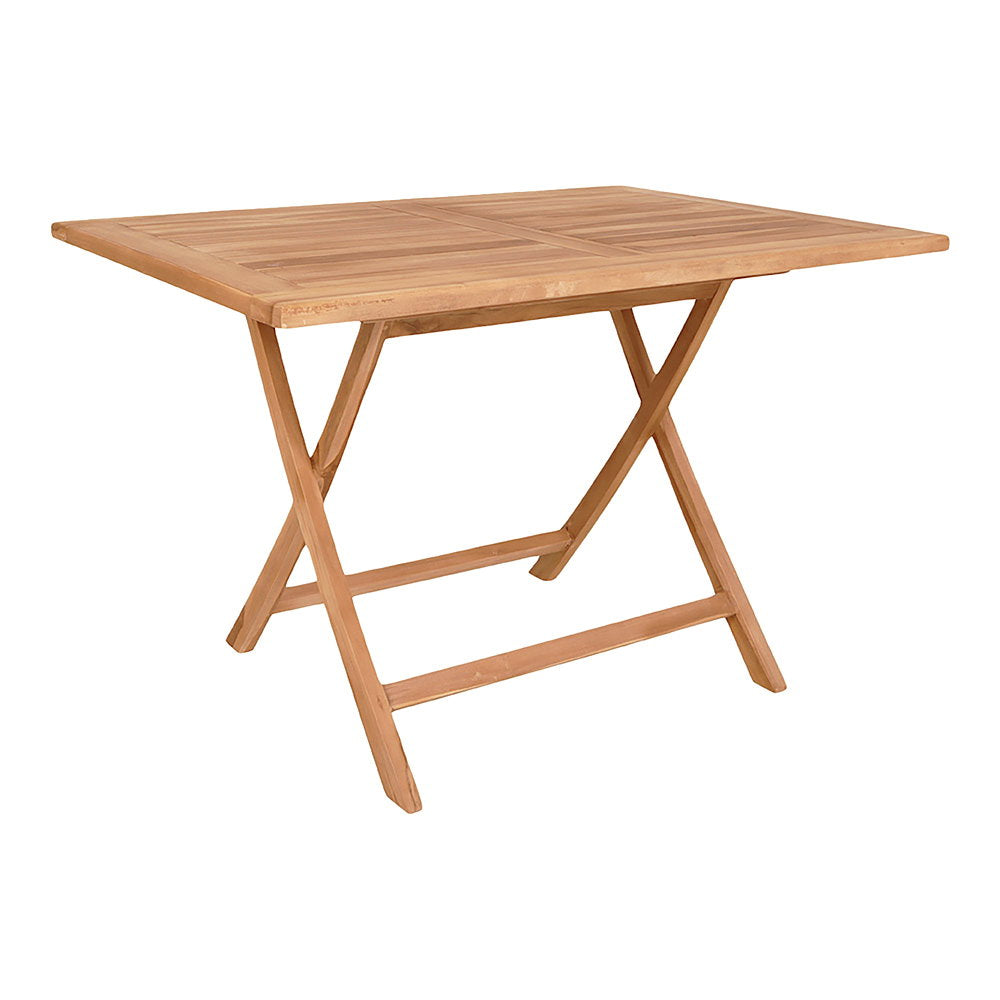 Timo Gartentisch – Teak Natur, 120 × 80 cm von Luiva Living