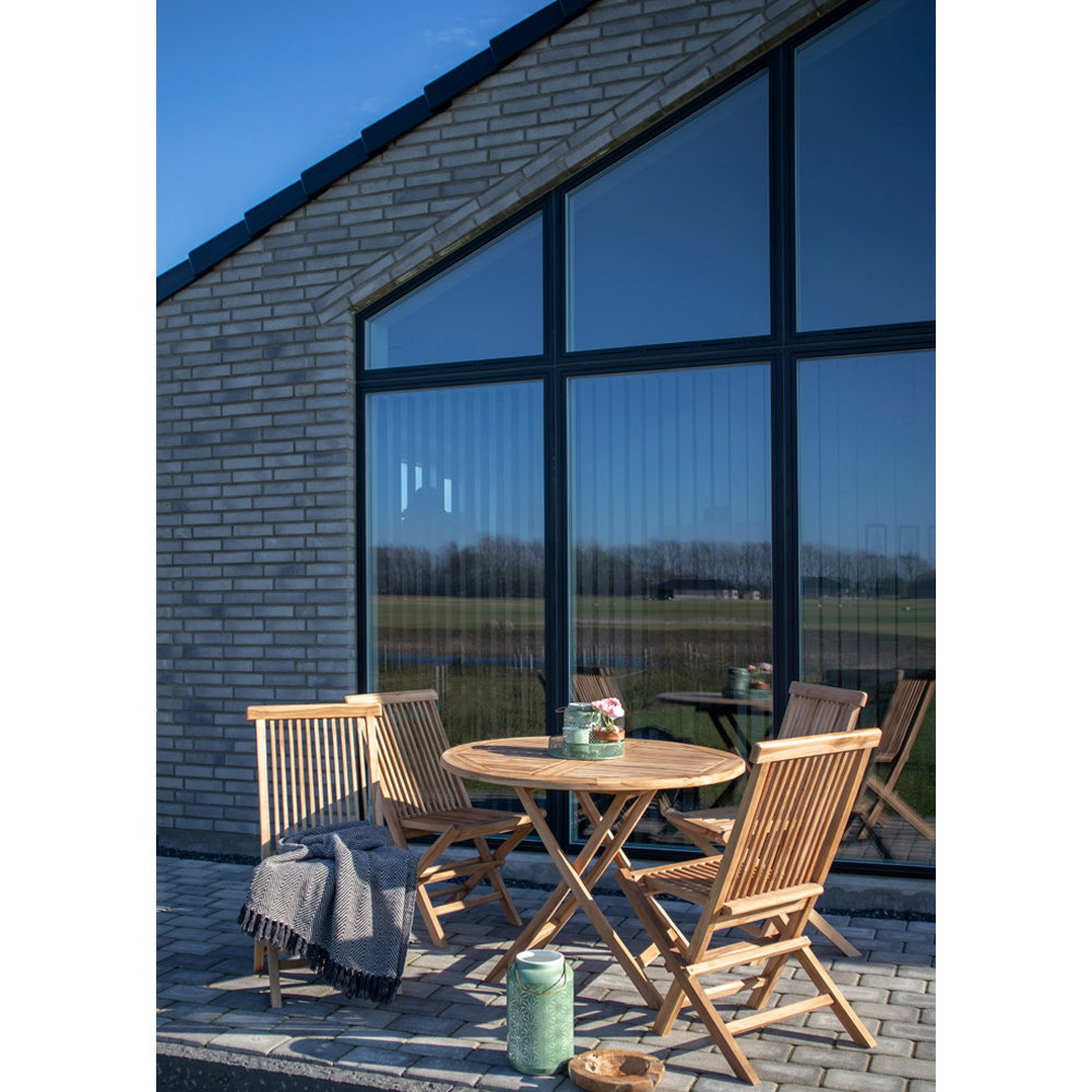 Timo Gartentisch rund – Teak Natur, ø 100 cm – Ansicht 6