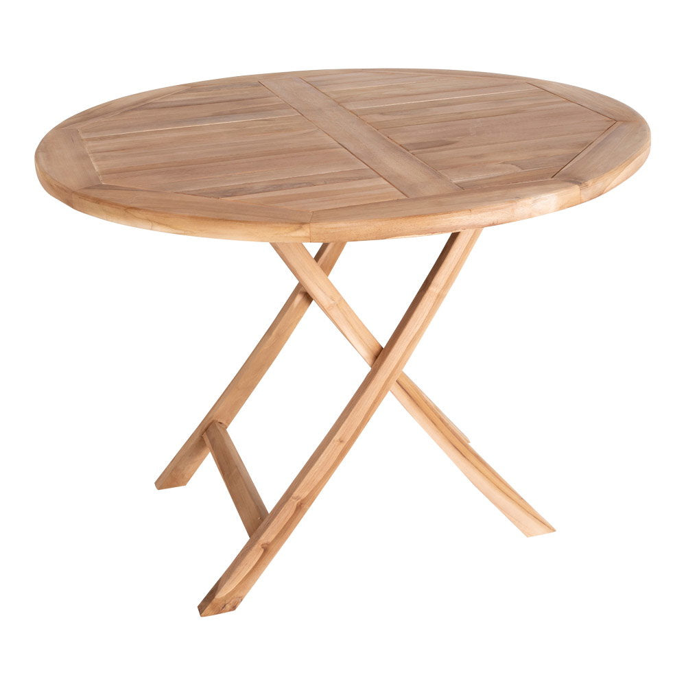 Timo Gartentisch rund – Teak Natur, ø 100 cm – Ansicht 2