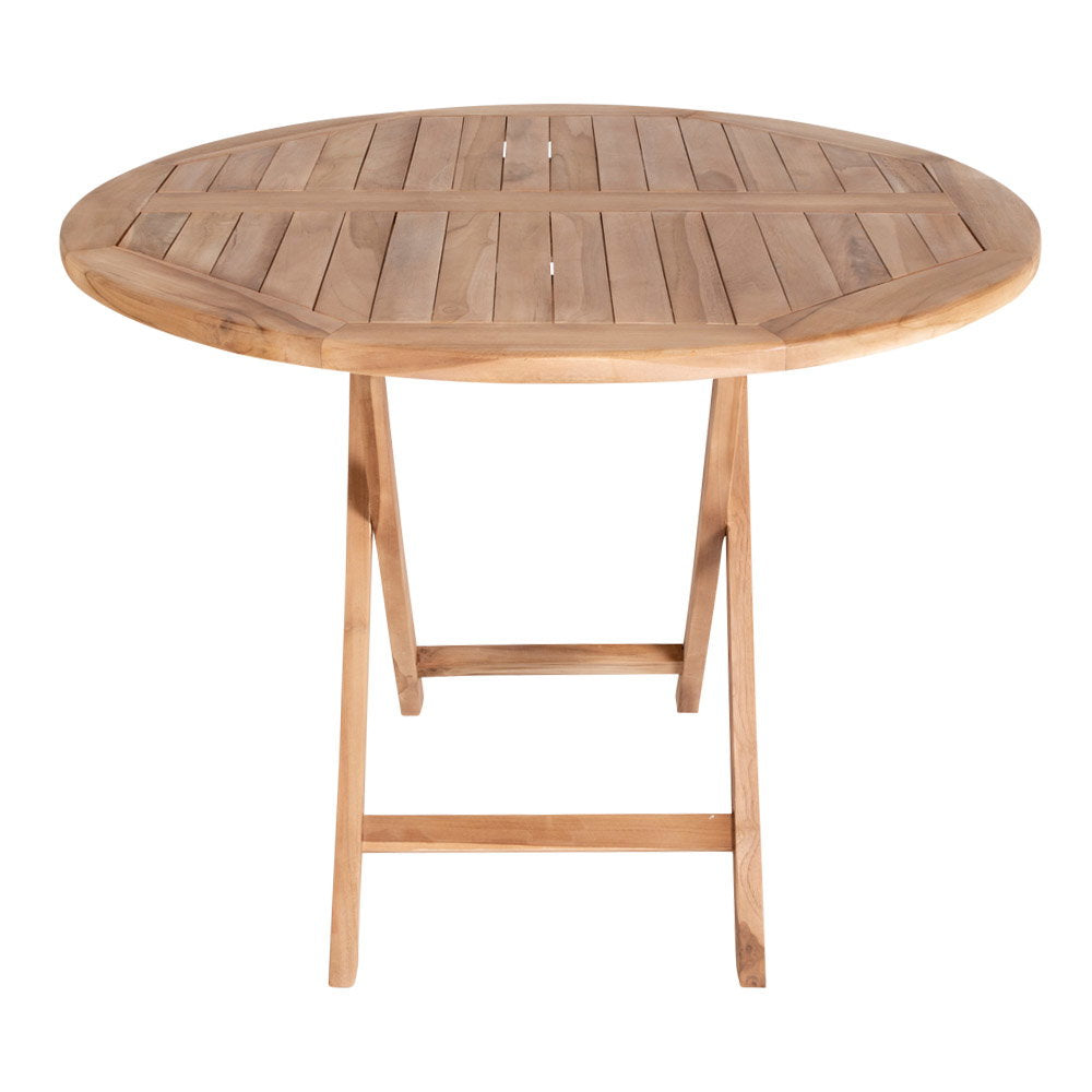 Timo Gartentisch rund – Teak Natur, ø 100 cm – Ansicht 3