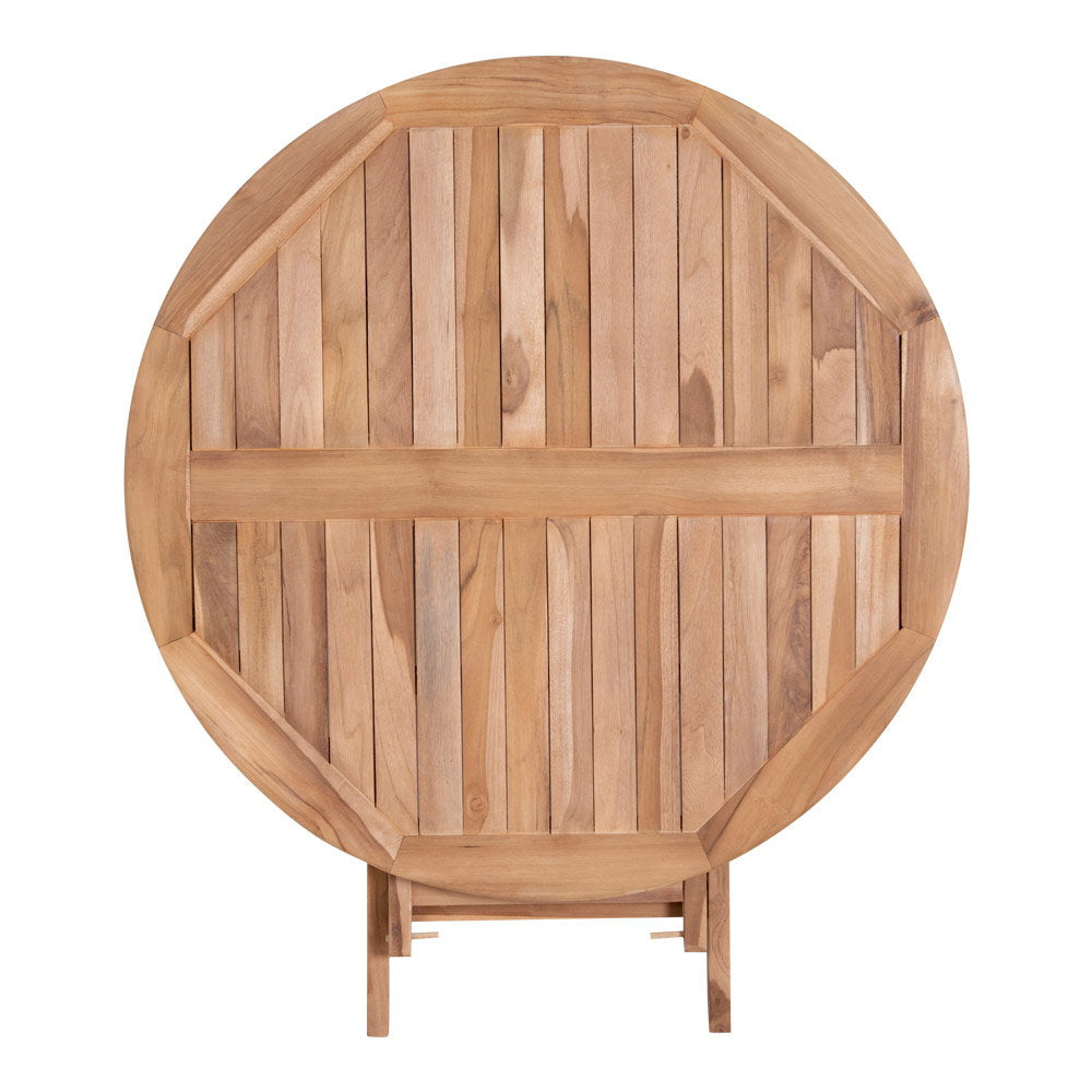 Timo Gartentisch rund – Teak Natur, ø 100 cm – Ansicht 4